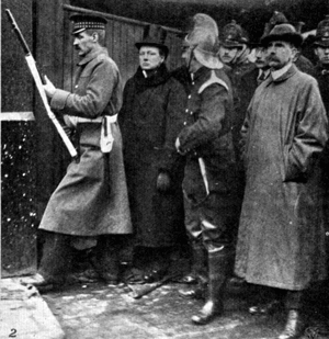 Winston Churchill at Sidney Street, Stepney